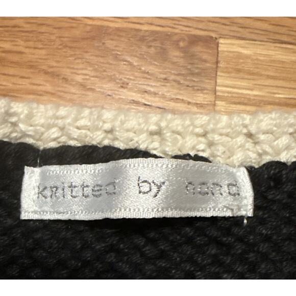 VTG Eagle Eye Americana Sweater Womens Large? Patriotic Flag Hand Knit Cardigan - Picture 7 of 11